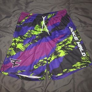 Juice Wrld x Faze shorts